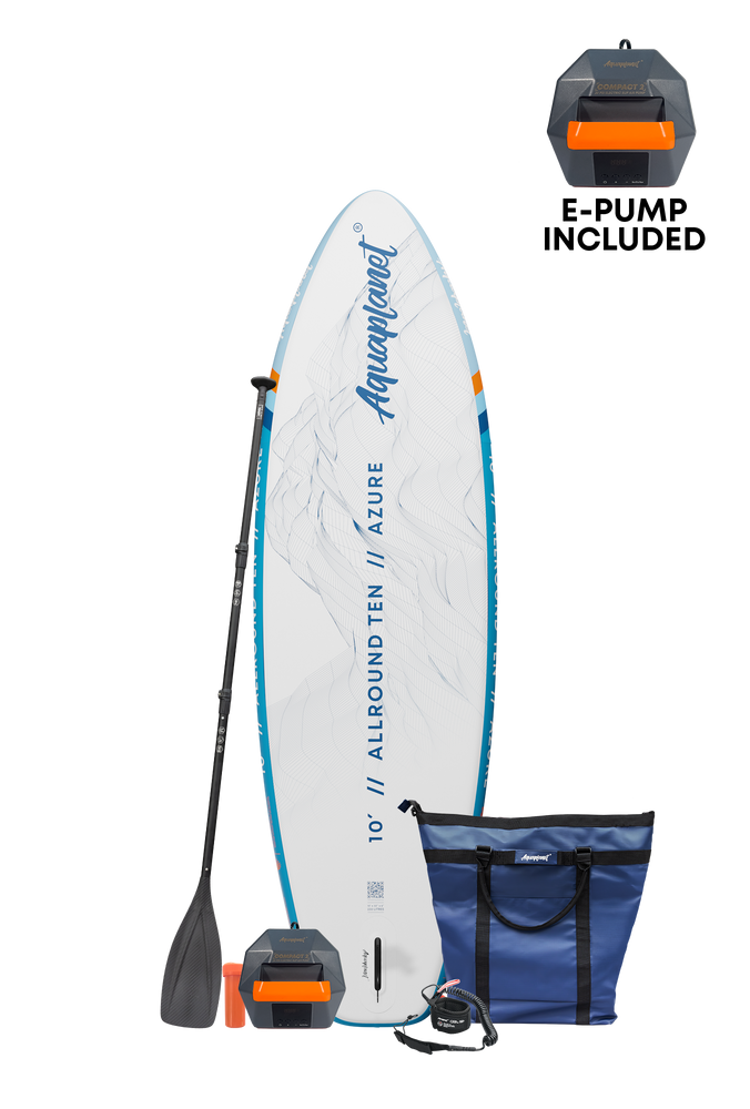Aquaplanet ALLROUND TEN 10' Pack de Paddle Surf Hinchable - Azure
