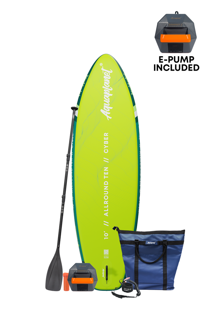 Aquaplanet ALLROUND TEN 10' Pack de Paddle Surf Hinchable - Cyber 