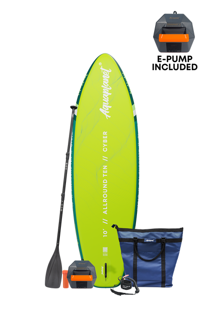 Aquaplanet ALLROUND TEN 10' Pack de Paddle Surf Hinchable - Cyber 