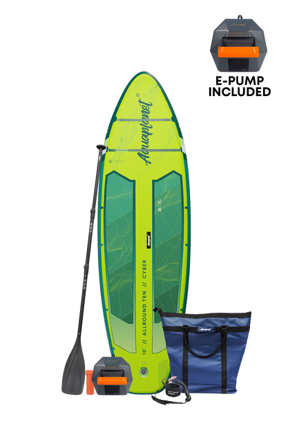 Aquaplanet ALLROUND TEN 10' Pack de Paddle Surf Hinchable - Cyber 