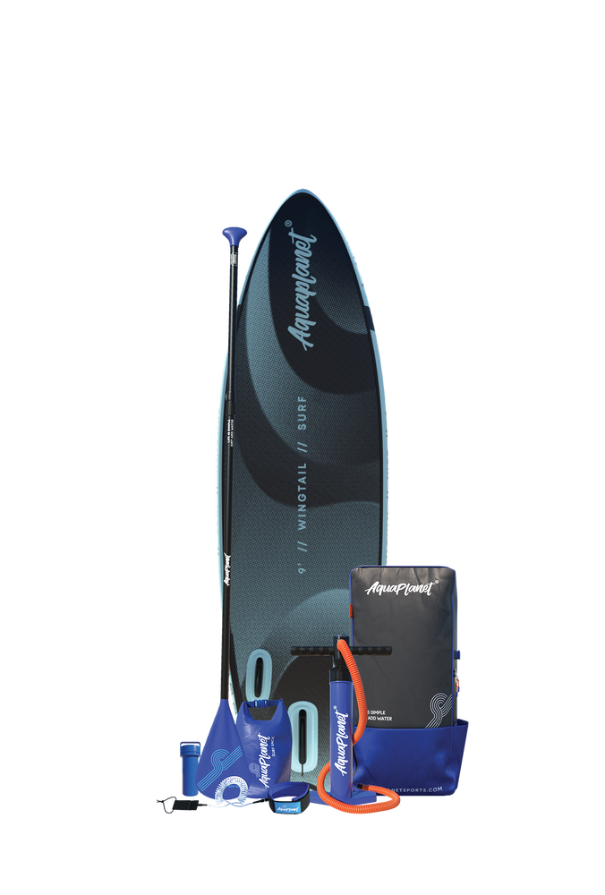 Paquete de tabla de paddle inflable Aquaplanet WINGTAIL 9'