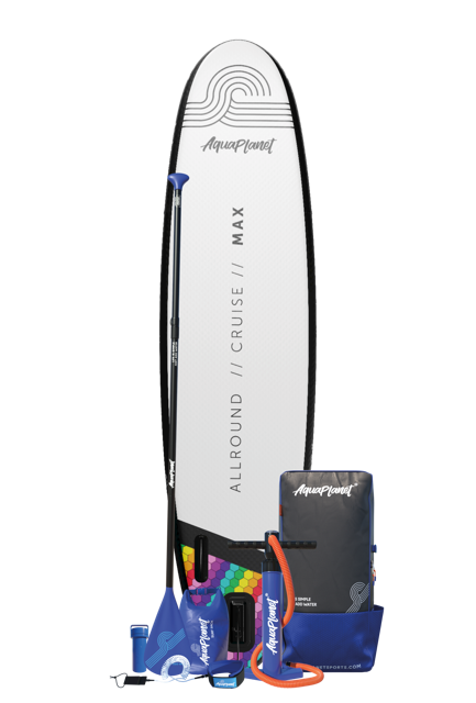 Paquete Tabla de Paddle Surf Hinchable Aquaplanet MAX 10'6″ - Rainbow