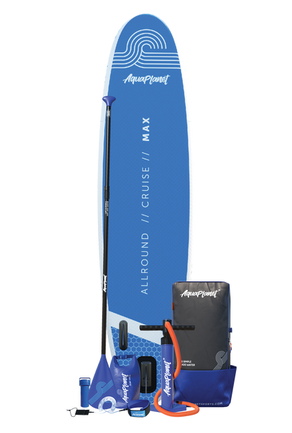Paquete Tabla de Paddle Surf Hinchable Aquaplanet MAX 10'6″ - Azul