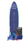 Paquete de tabla de paddle inflable Aquaplanet PACE 10'6″ - Verde azulado/medianoche