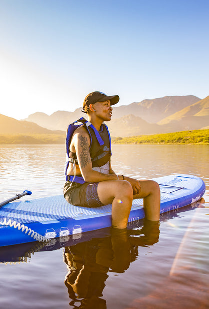 Paquete de tabla de paddle inflable Aquaplanet ALLROUND TEN 10 '- azul