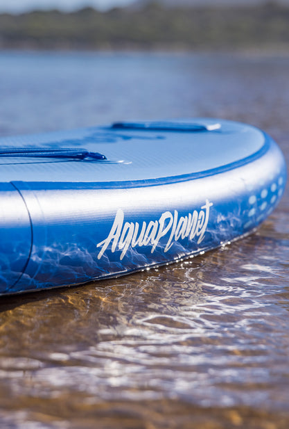 Paquete de tabla de paddle inflable Aquaplanet ALLROUND TEN 10 '- azul