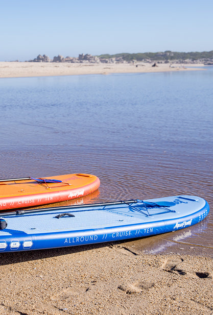 Paquete de tabla de paddle inflable Aquaplanet ALLROUND TEN 10 '- azul