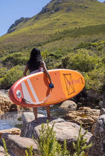 Paquete de tabla de paddle inflable Aquaplanet ALLROUND TEN 10 '- naranja