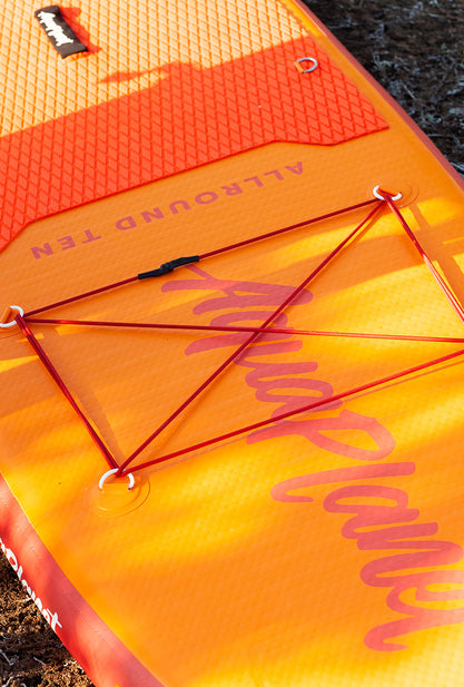 Paquete de tabla de paddle inflable Aquaplanet ALLROUND TEN 10 '- naranja
