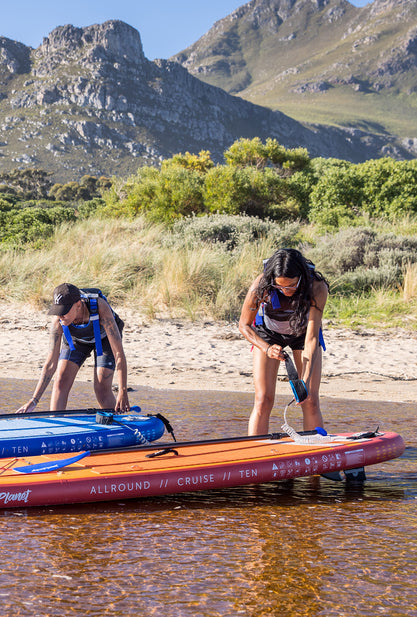 Paquete de tabla de paddle inflable Aquaplanet ALLROUND TEN 10 '- naranja