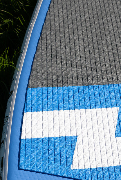 Paquete de tabla de paddle inflable Aquaplanet BOLT 9'4" - Azul