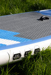 Paquete de tabla de paddle inflable Aquaplanet BOLT 9'4" - Azul