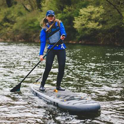 Paquete de tabla de remo inflable Hurley Advantage Black Tiger de 10 pies