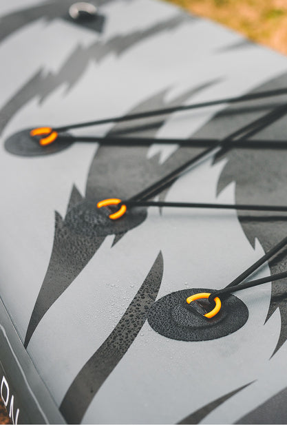 Paquete de tabla de remo inflable Hurley Advantage Black Tiger de 10 pies