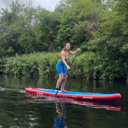 Paquete de Tabla de Paddle Surf Hinchable Aquaplanet PACE 10'6″ - Rojo/Azul