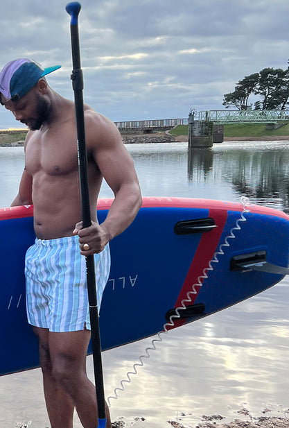 Paquete de Tabla de Paddle Surf Hinchable Aquaplanet PACE 10'6″ - Rojo/Azul