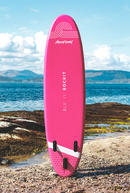 Paquete Tabla Paddle Surf Hinchable Aquaplanet ROCKIT 10'2" Rosa