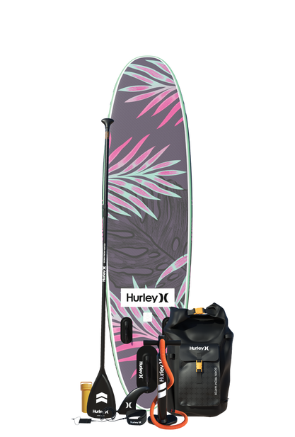 Paquete de tabla de paddle inflable Hurley Advantage Dark Smoke 10'6"