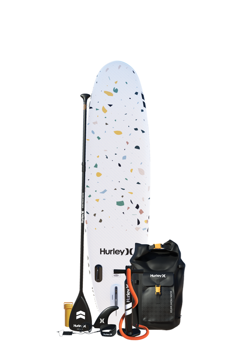 Paquete de tabla de paddle inflable Hurley Advantage Terrazzo de 10 pies