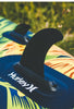 Paquete de tabla de paddle inflable Hurley ApexTour Midnight Tropics 10'8"