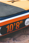 Paquete de tabla de paddle inflable Hurley ApexTour Midnight Tropics 10'8"