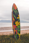 Paquete de tabla de paddle inflable Hurley ApexTour Midnight Tropics 10'8"